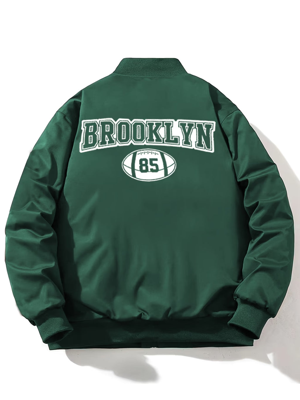 Men's Casual New York Letter Print Jacket